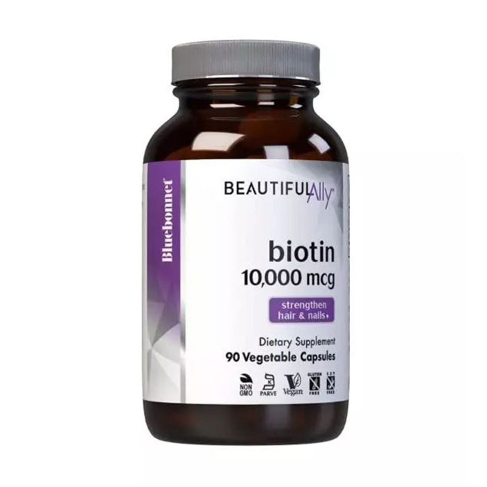 Біотин Bluebonnet Nutrition Beautiful Ally Biotin 10000 мкг, 90 капсул